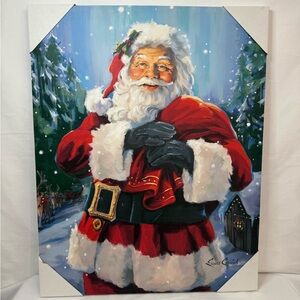 2025 Dollar General Christmas Santa Canvas